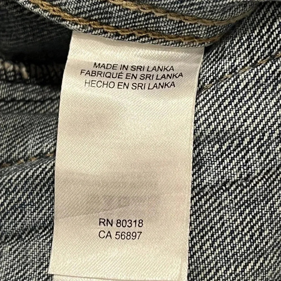 Lucky Brand Tomboy Denim Trucker Jacket Size Large 7WP10489U1 - Picture 4 of 7